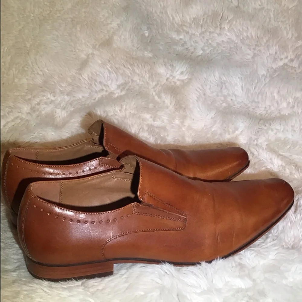 Aldo brown leather Oxford shoes size 10.5